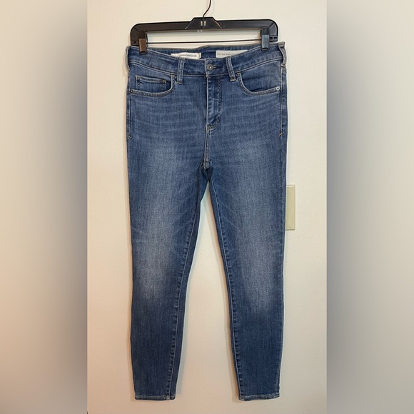 Pilcro and The Letterpress High Rise Denim Leggings Stretch Jean Denim Sz 29. - Picture 4 of 17